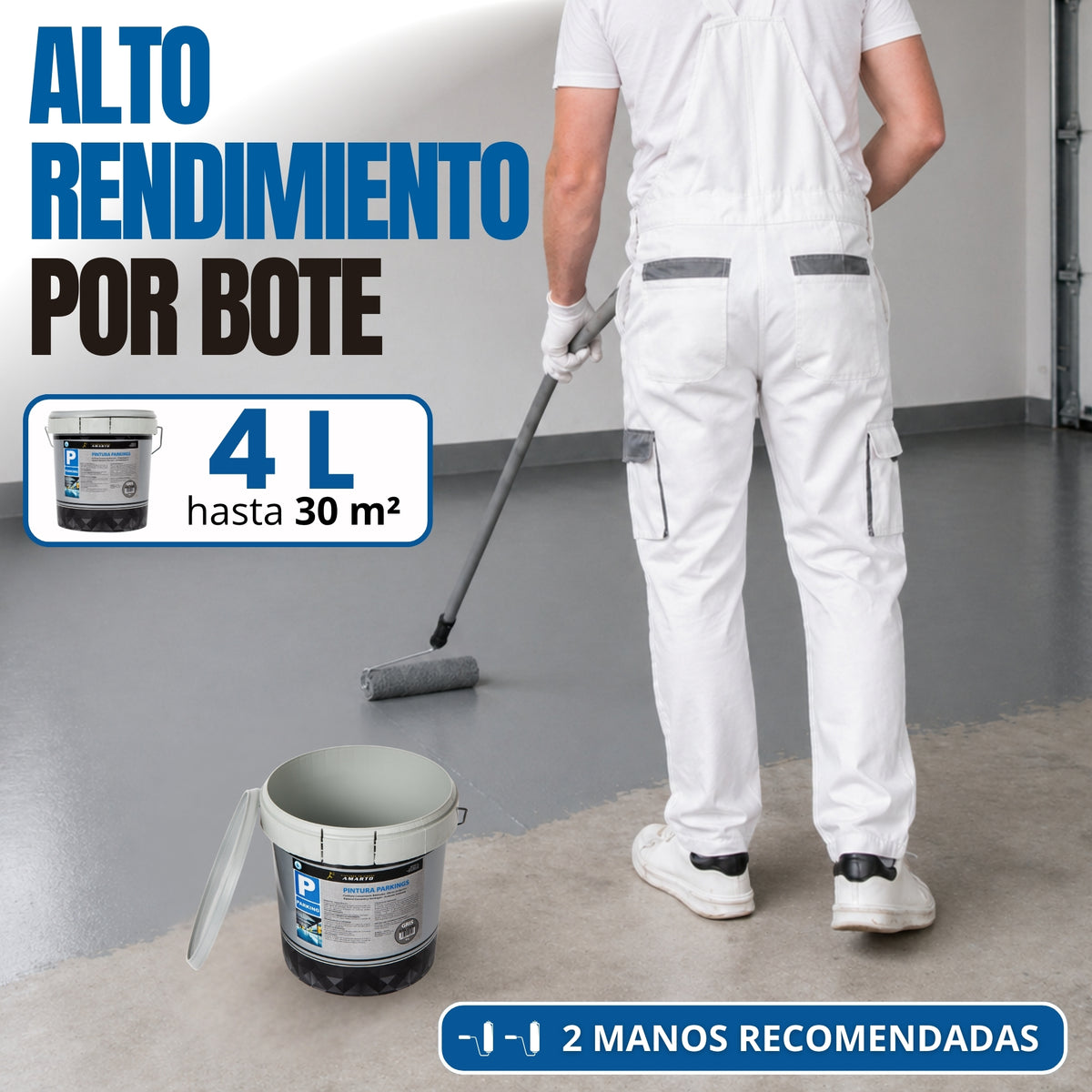 PINTURA PARKING GRIS | Snappyblue®
