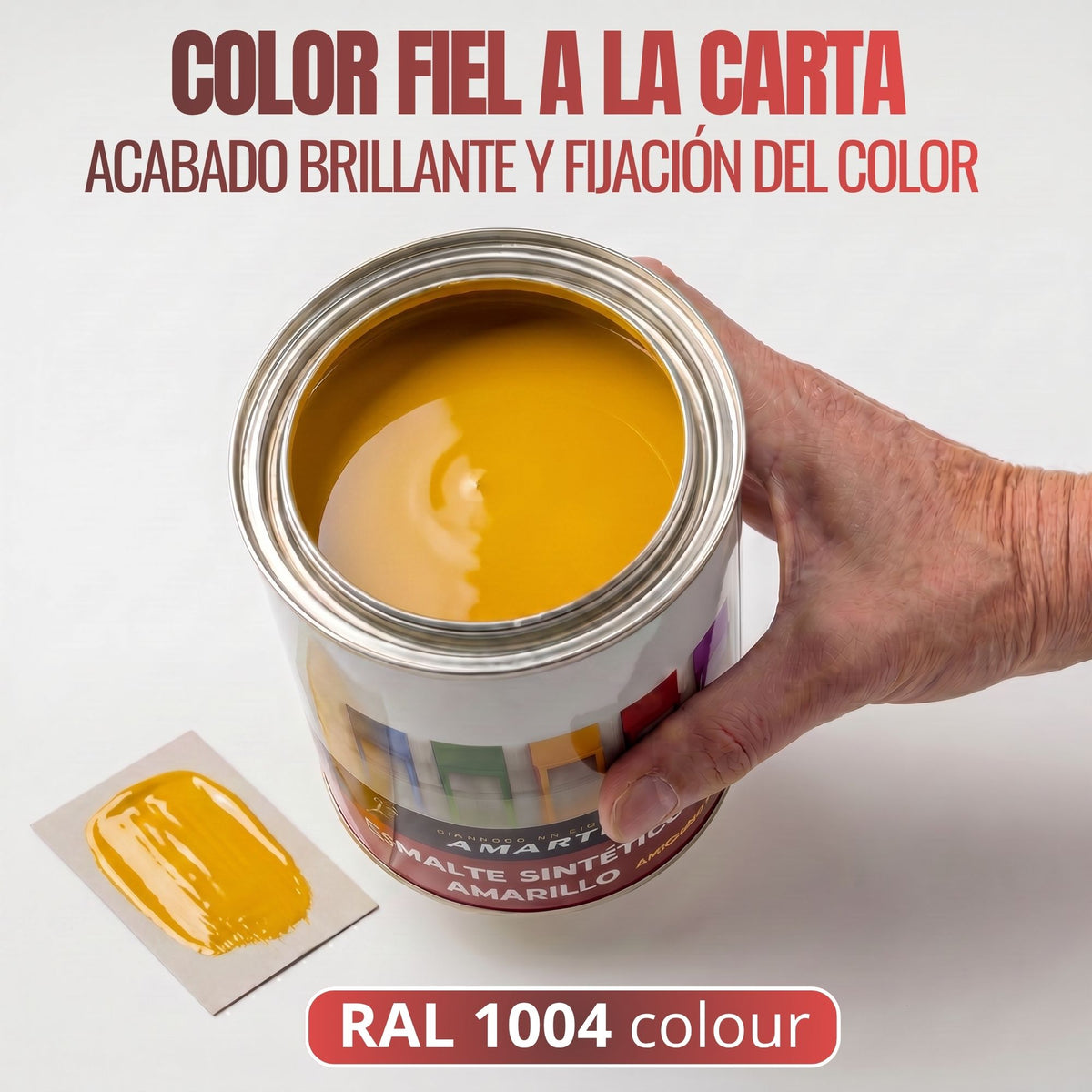 Amarillo Real - Esmalte al Agua Ecológico Antioxidante Multisuperficie