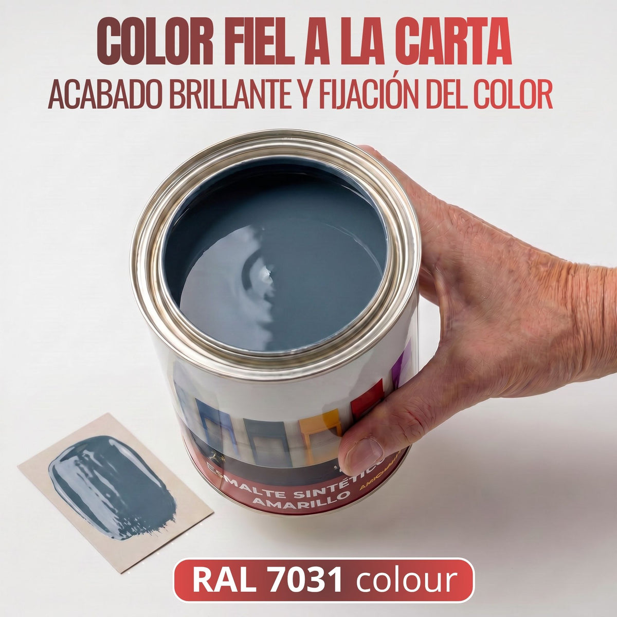 Gris Azulado - Esmalte al Agua Ecológico Antioxidante Multisuperficie