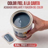 Gris Azulado - Esmalte al Agua Ecológico Antioxidante Multisuperficie