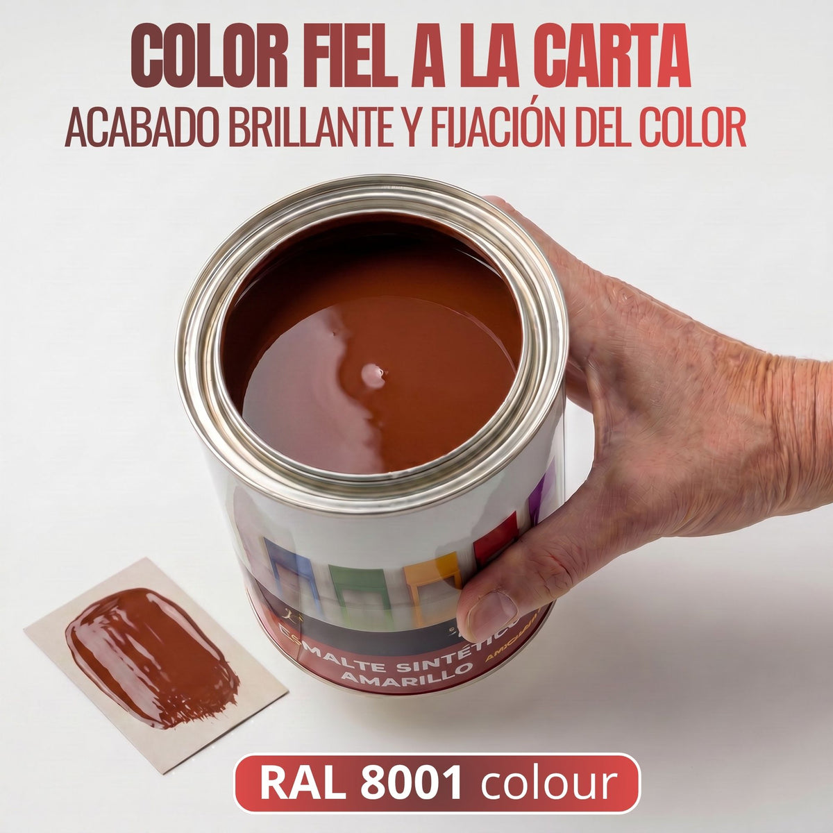 Rojo Inglés - Esmalte al Agua Ecológico Antioxidante Multisuperficie