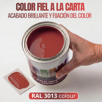 Rojo Vivo - Esmalte al Agua Ecológico Antioxidante Multisuperficie