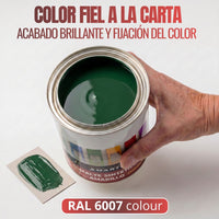 Verde Carruajes - Esmalte al Agua Ecológico Antioxidante Multisuperficie