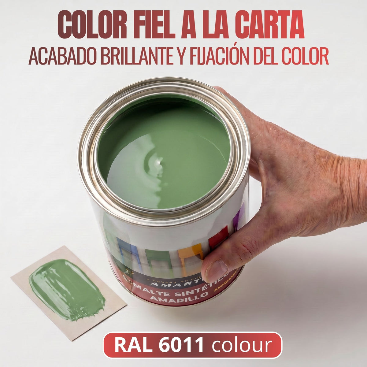 Verde Claro - Esmalte al Agua Ecológico Antioxidante Multisuperficie