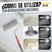 Pintura plástica blanca mate para interior | Snappyblue®