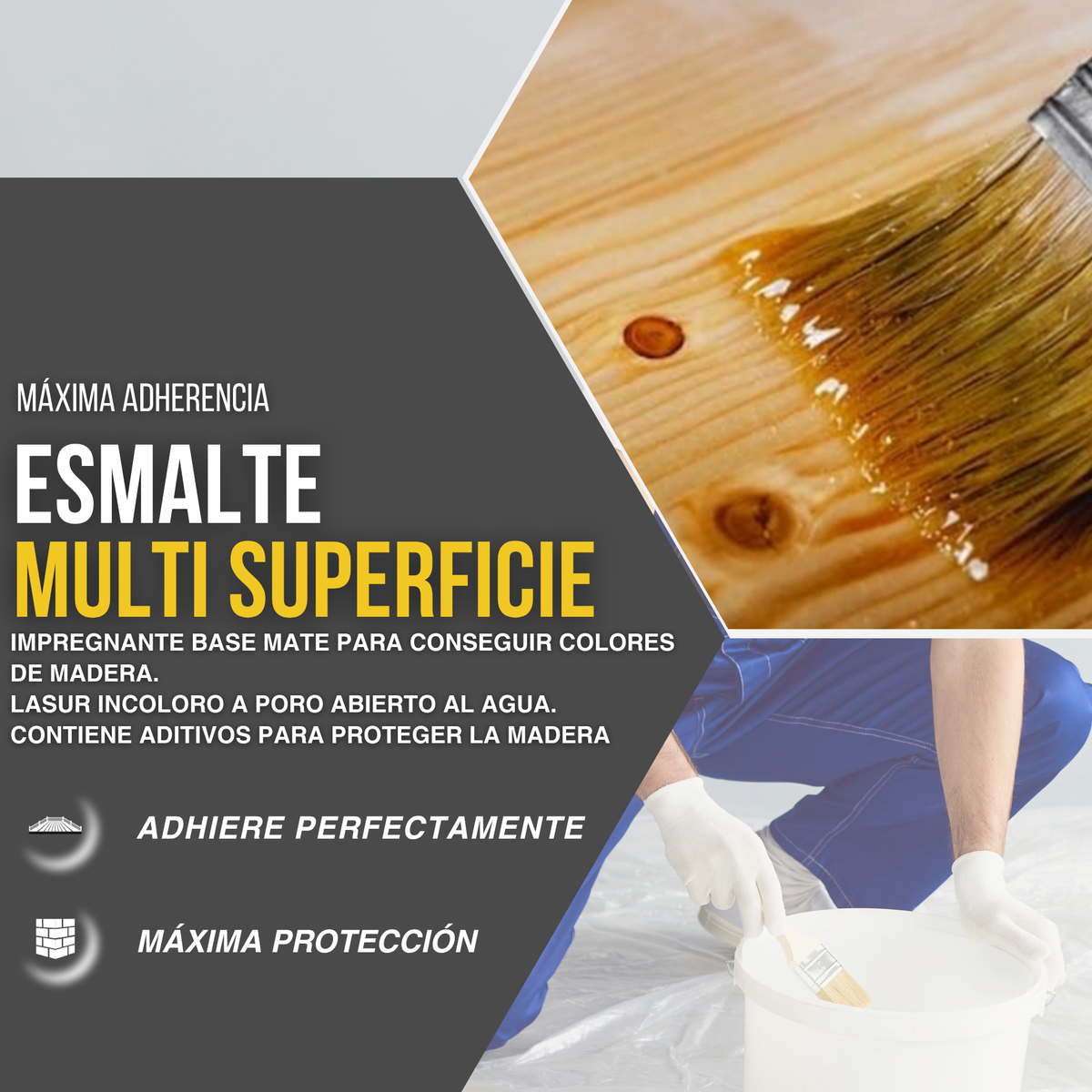 Lasur al Agua Xylamar Base Impregnante Tintométrica