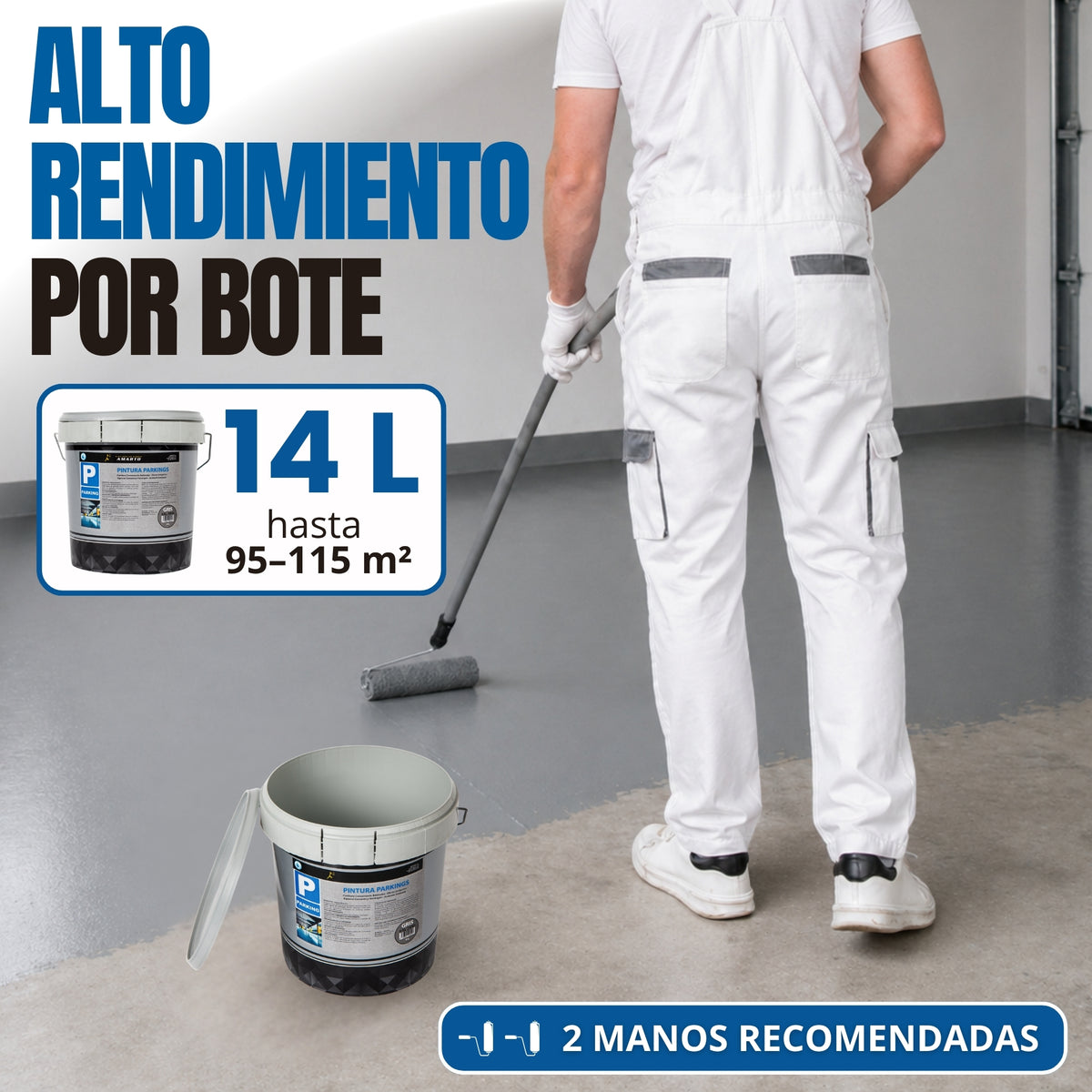 PINTURA PARKING GRIS | Snappyblue®