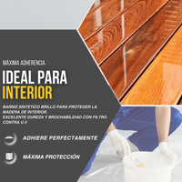 Barniz Sintético Interior Brillo Profundo para Muebles Clásicos