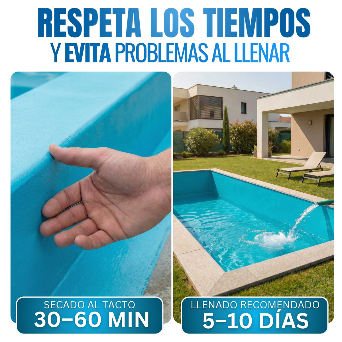 Pintura para Piscinas y Bordes Antialgas