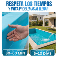 Pintura para Piscinas y Bordes Antialgas
