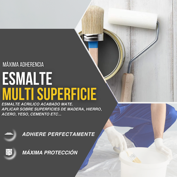 Hidroesmalte al Agua Base Mate Tintométrica para Muebles de Diseño