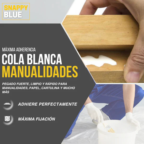 COLA VINÍLICA BLANCA MANUALIDADES | Snappyblue®