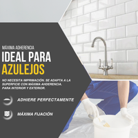Esmalte al Agua Satinado para Azulejos de Baño y Cocina