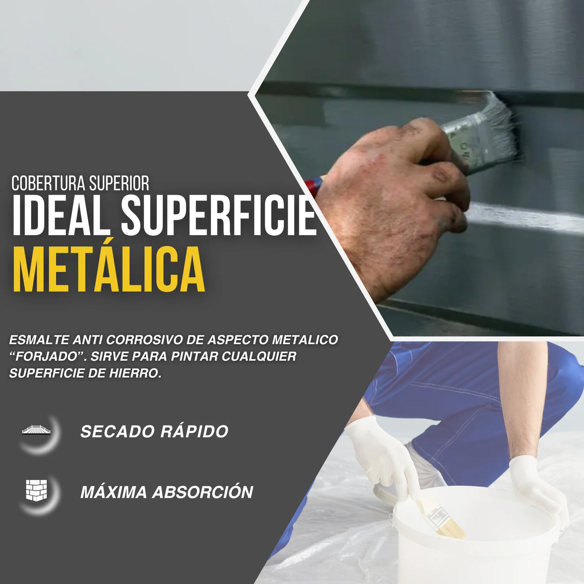 Imprimación-Esmalte Aluminio Antioxidante 2 en 1