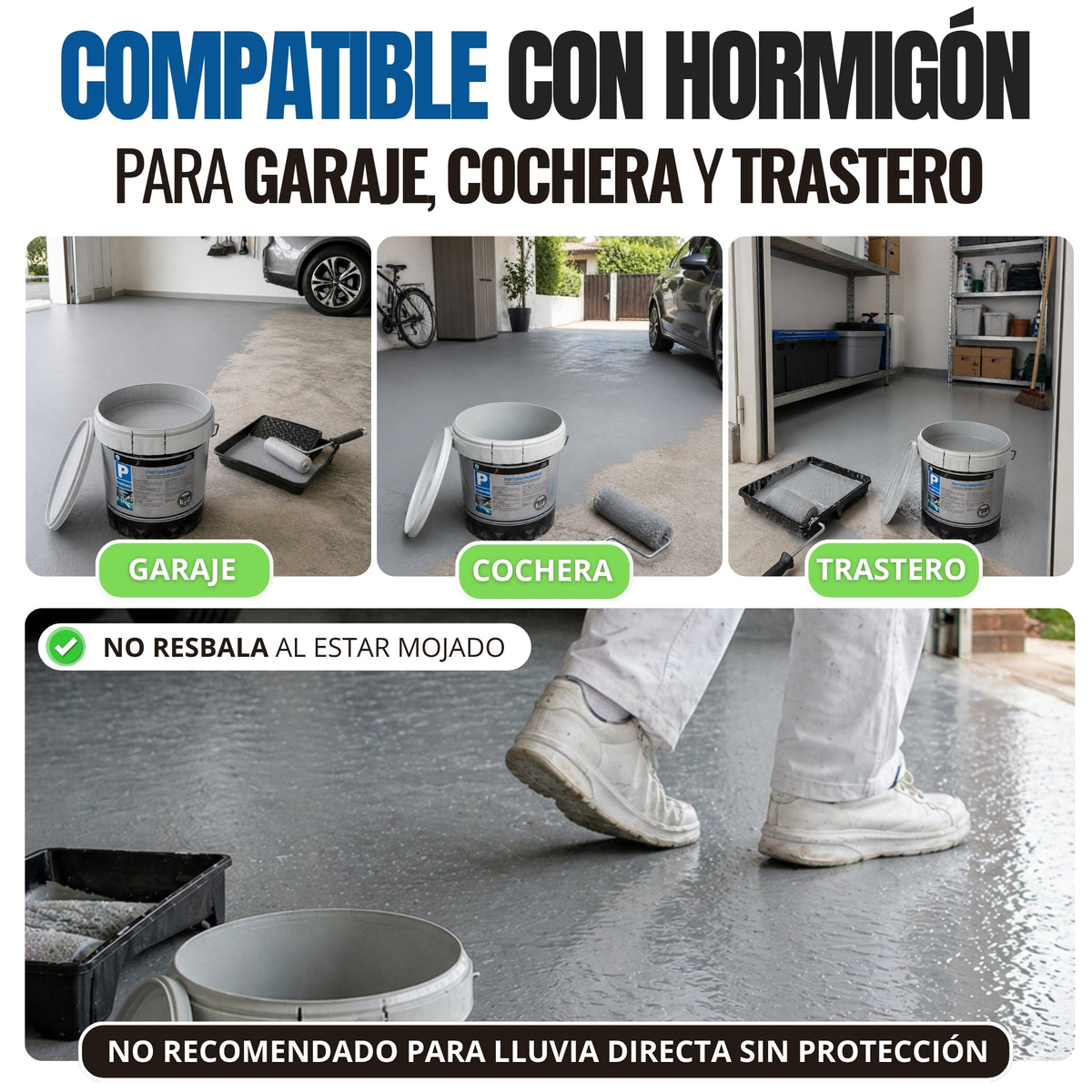 PINTURA PARKING GRIS | Snappyblue®