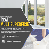 Esmalte Laca Sintético Satinado para Madera y Metal