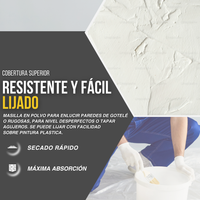 Masilla en Polvo Piter Plast Renovación para Paredes Envejecidas