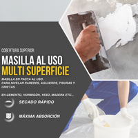 Masilla en Pasta Piter Plast Interior Lista para Bricolaje