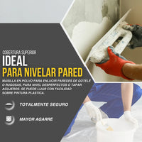 Masilla en Polvo Reparadora Alta Resistencia para Fachadas Exteriores