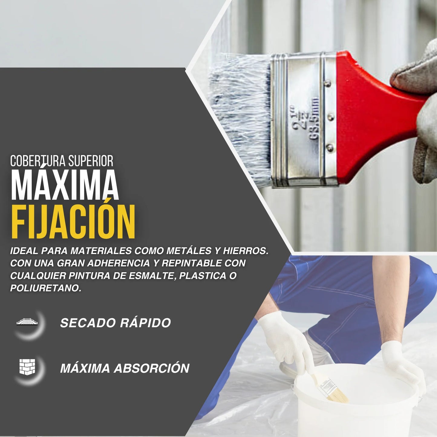 IMPRIMACIÓN SINTETICA SOBRE OXIDO Y ANTIOXIDANTE | Snappyblue®