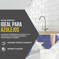 ESMALTE AL AGUA BLANCO ESPECIAL AZULEJOS  | Snappyblue®