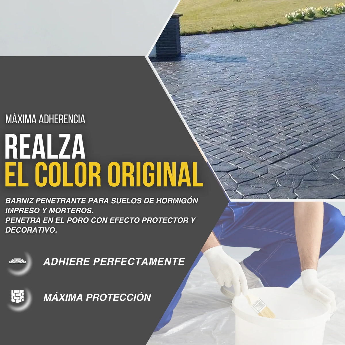 BARNIZ AL AGUA ESPECIAL SUELOS  | INCOLORO | Snappyblue®