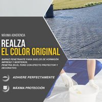 BARNIZ AL AGUA ESPECIAL SUELOS  | INCOLORO | Snappyblue®
