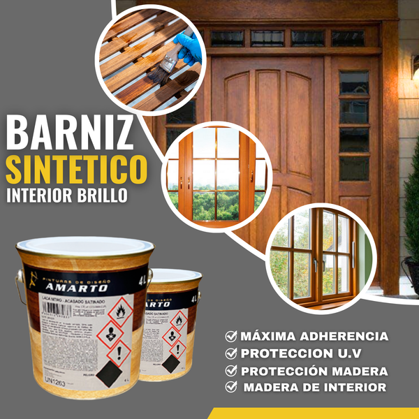 Barniz Sintético Interior Brillo Profundo para Muebles Clásicos