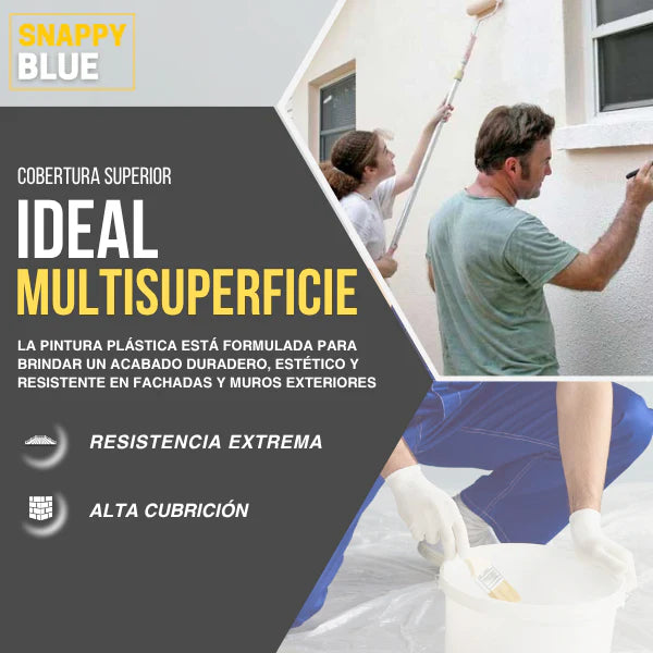 PINTURA PLÁSTICA MATE BLANCO POLAR | Snappyblue®