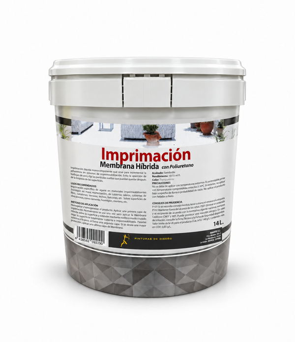 Imprimación de Membrana Impermeabilizante al Agua para Terrazas y Fachadas