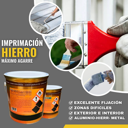 IMPRIMACIÓN PARA HIERRO Y METALES BLANCA | Snappyblue®