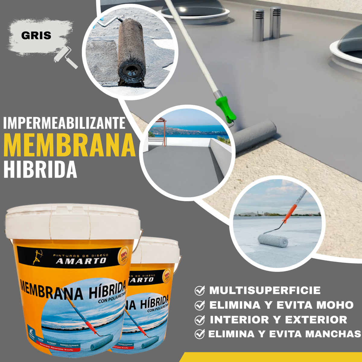 Pintura Monocapa para Fachadas Cubre en Una Sola Mano