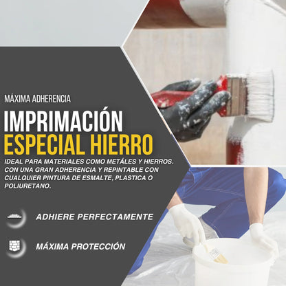 IMPRIMACIÓN PARA HIERRO Y METALES BLANCA | Snappyblue®