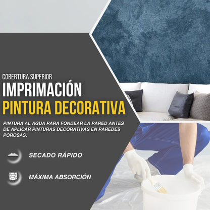 IMPRIMACION PARA DECORACIÓN INTERIOR -BLANCO