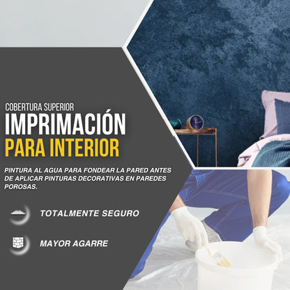 IMPRIMACION PARA DECORACIÓN INTERIOR -BLANCO