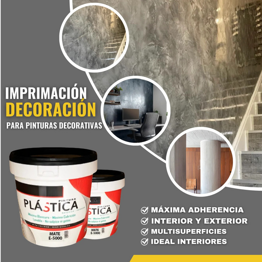 IMPRIMACION PARA DECORACIÓN INTERIOR -BLANCO