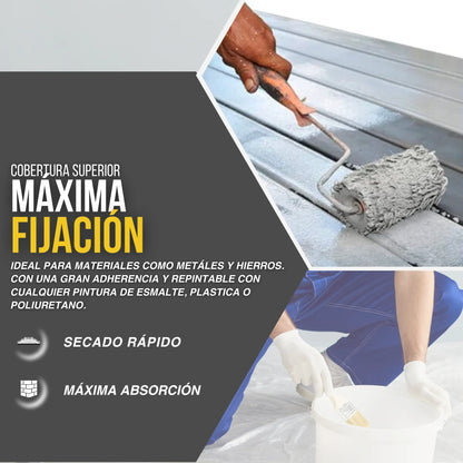 IMPRIMACIÓN PARA HIERRO Y METALES BLANCA | Snappyblue®