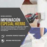 IMPRIMACIÓN PARA HIERRO Y METALES BLANCA | Snappyblue®