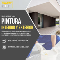 PINTURA PLÁSTICA MATE ÚNICO | Snappyblue®