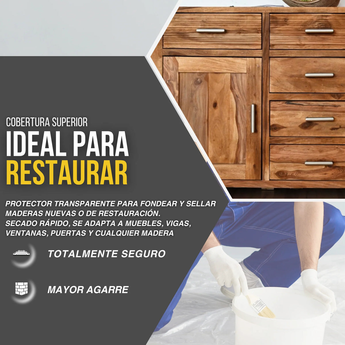 LACA NITRO MADERA TAPA POROS | Snappyblue®