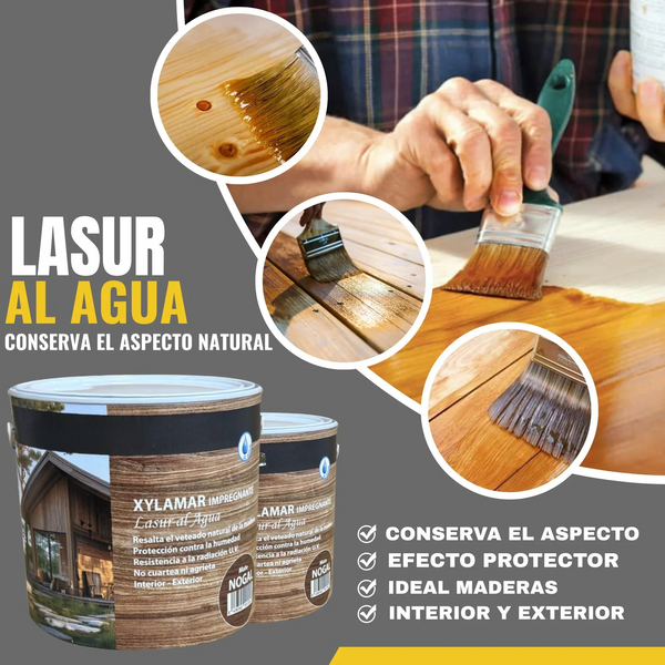 LASUR AL AGUA XYLAMAR IMPREGNANTE  | Snappyblue®