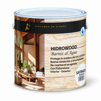 BRILLO - Barniz al Agua Hidrowood para Madera