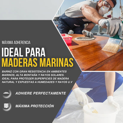 BARNIZ SINTÉTICO ESPECIAL MARINO | MATE | BRILLO | SATINADO