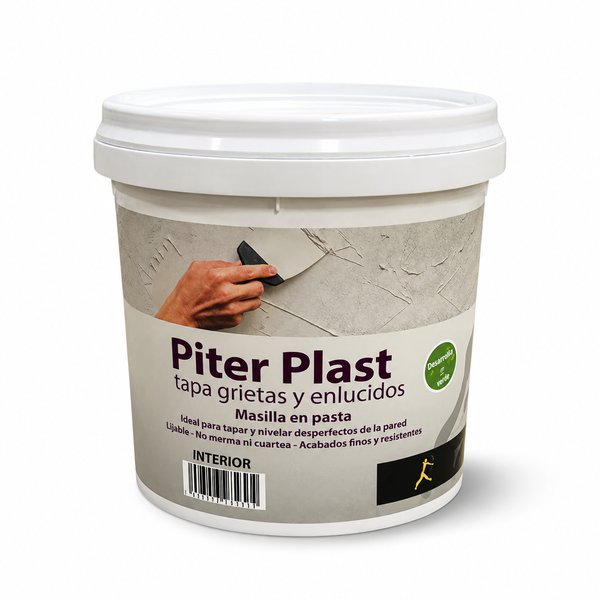 Masilla en Pasta Piter Plast Exterior Resistente a Humedad
