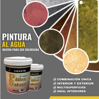 Pátina Decorativa Sáhara para Envejecer Estucos y Pinturas