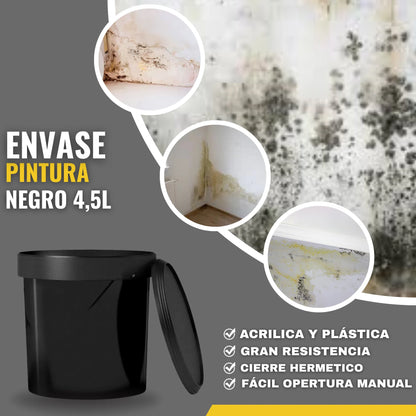 ENVASE PINTURA NEGRO 17L Snappyblue®