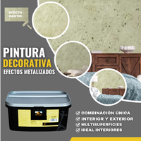 Pintura Decorativa Gótiko Oscura con Reflejos para Salones de Diseño
