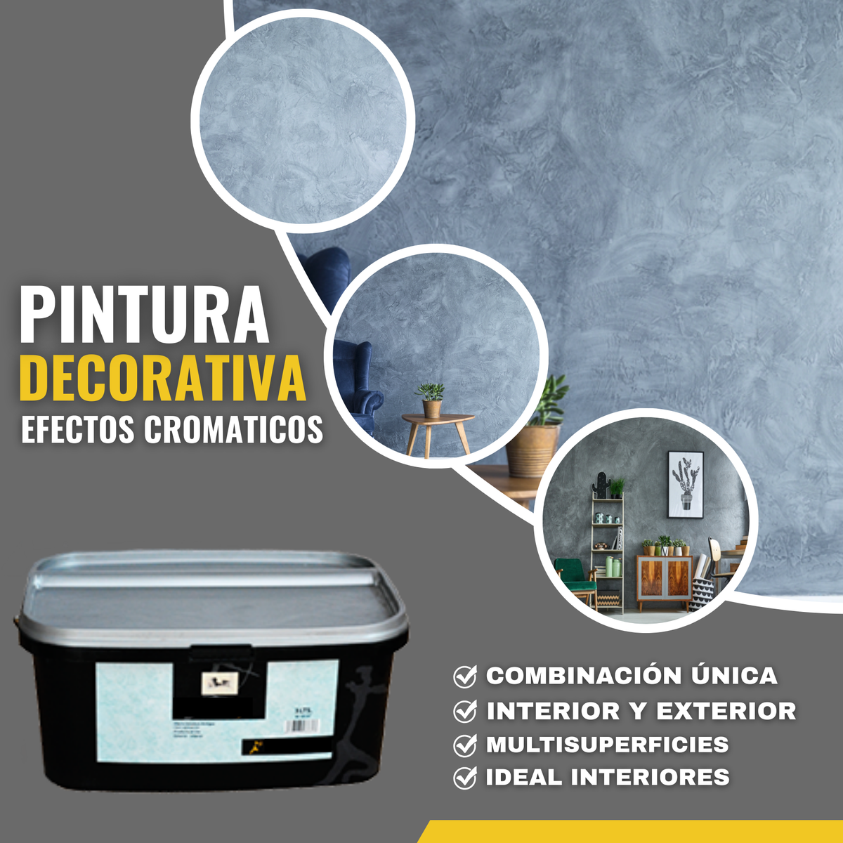 Veladura Decorativa Griega Translucida para Efecto Artesanal