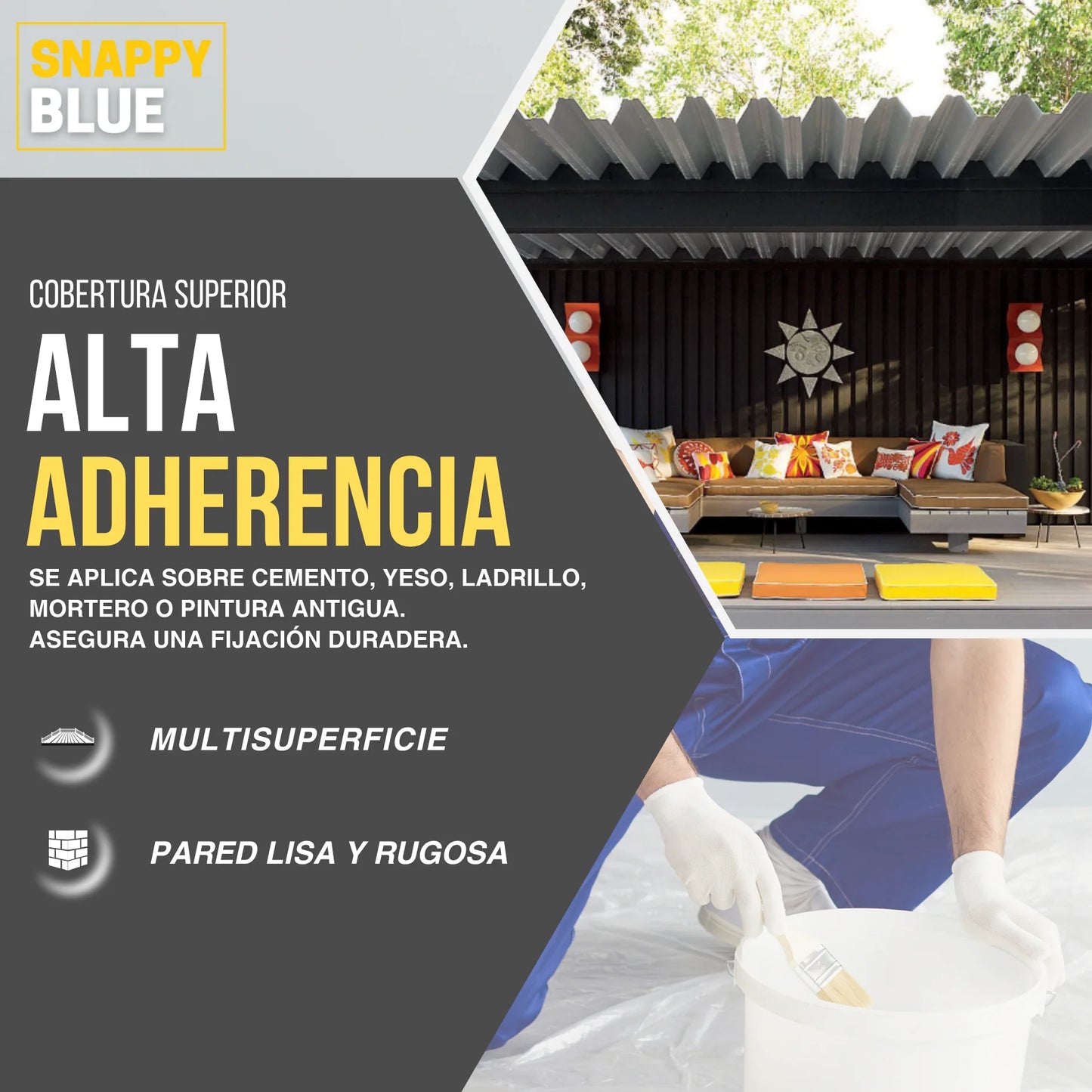 PINTURA PLÁSTICA COLORES MATE | Snappyblue®