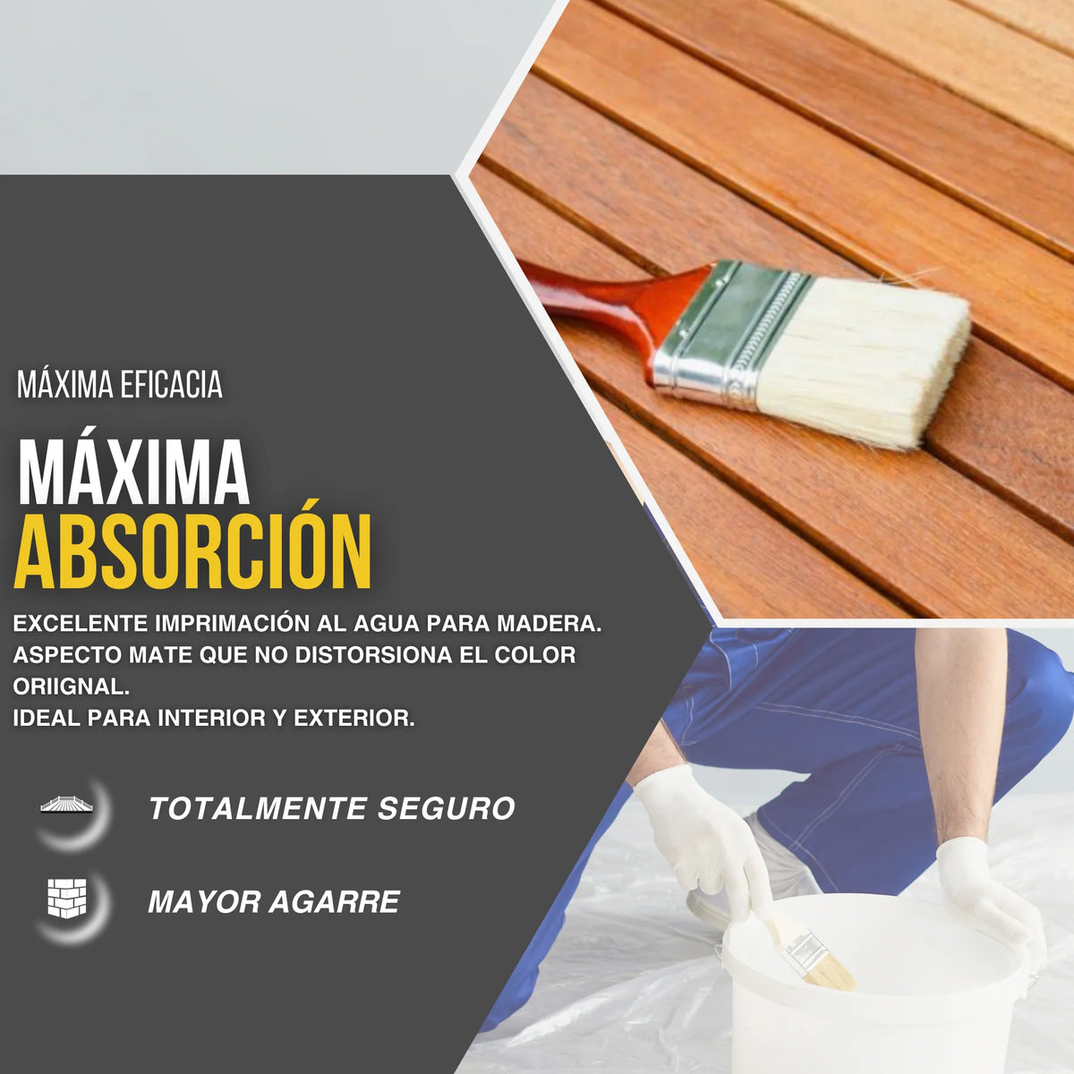 SELLADOR BLANCO MATE AL AGUA PARA MADERAS | Snappyblue®